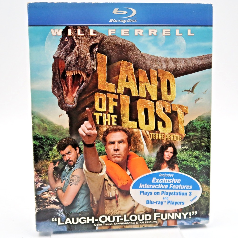 Land of the Lost Blu-Ray 2009 Will Ferrell Universal Movie PG NTSC Slipcover